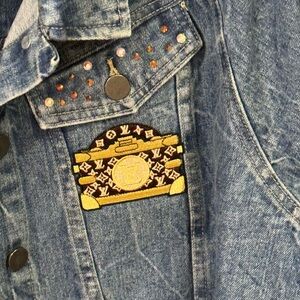 Embellished Blue Jean Jacket